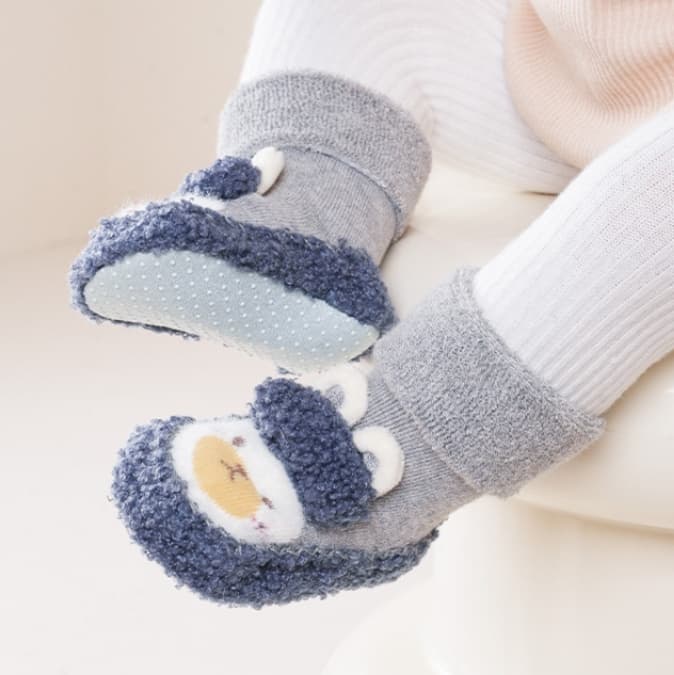 ファーストシューズもこもこうさぎのルームソックス