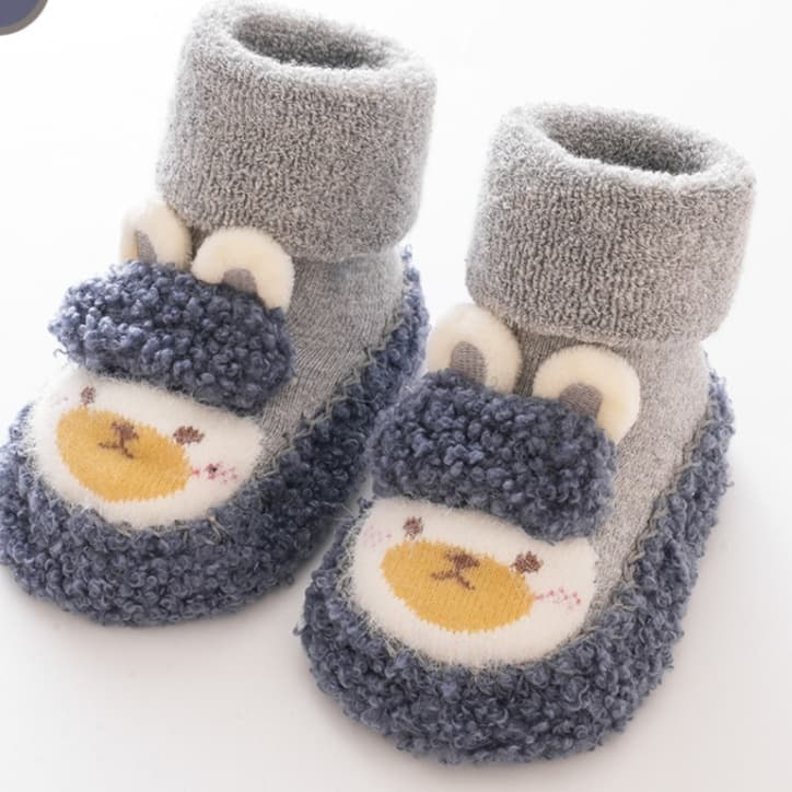 ファーストシューズもこもこうさぎのルームソックス