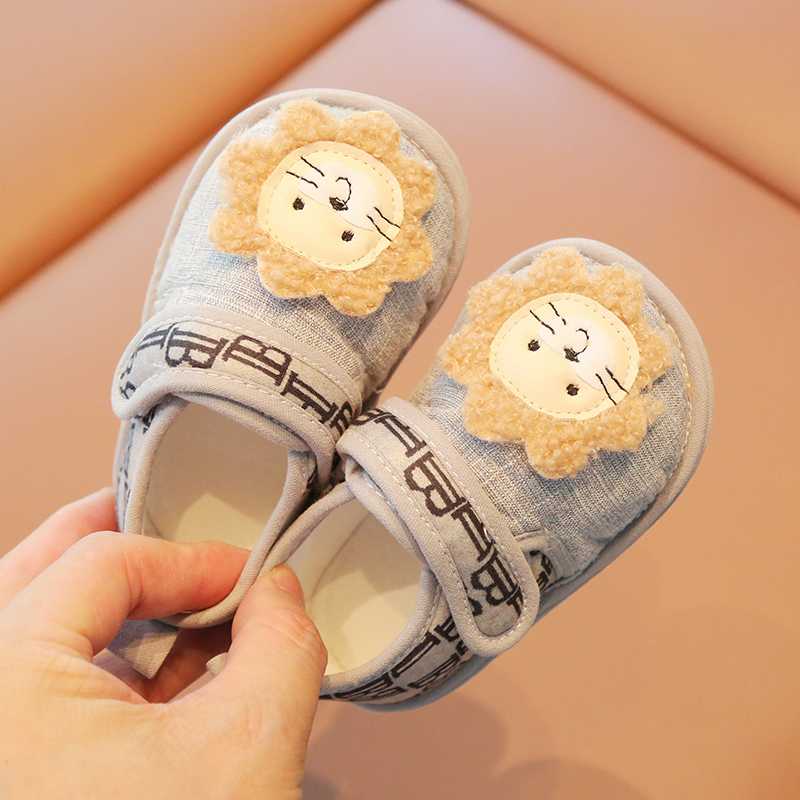 ファーストシューズ ふわもこ動物お出かけシューズ