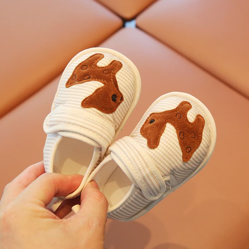 ファーストシューズ ふわもこ動物お出かけシューズ