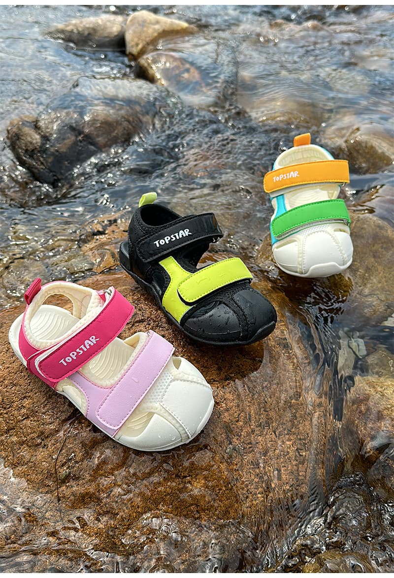 ファーストシューズふわもこ安心ベビーサンダル