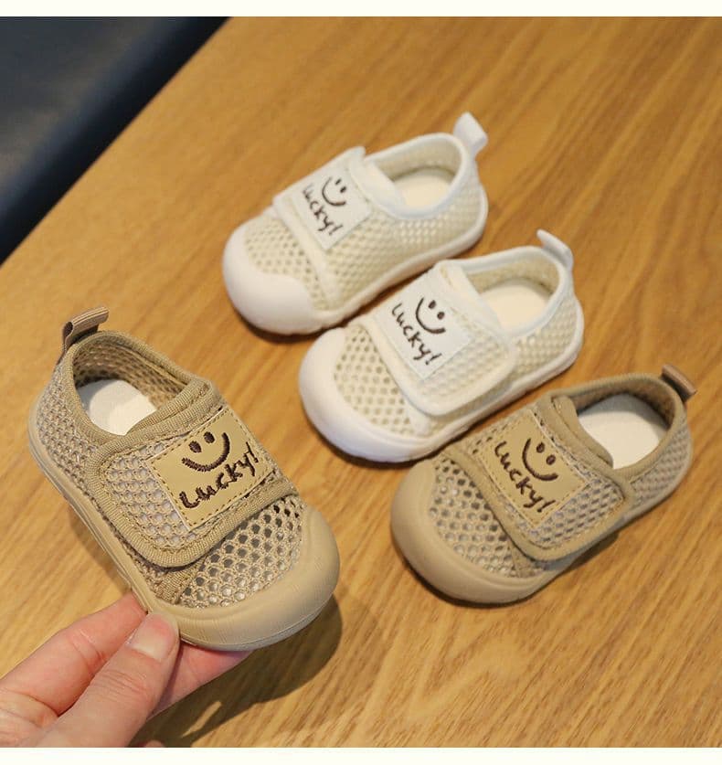 ファーストシューズメッシュにこにこあんよ靴