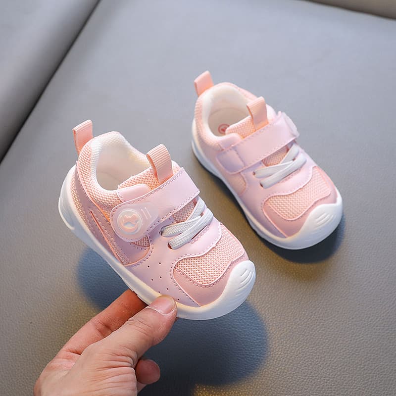 ファーストシューズふわふわメッシュ赤ちゃん靴