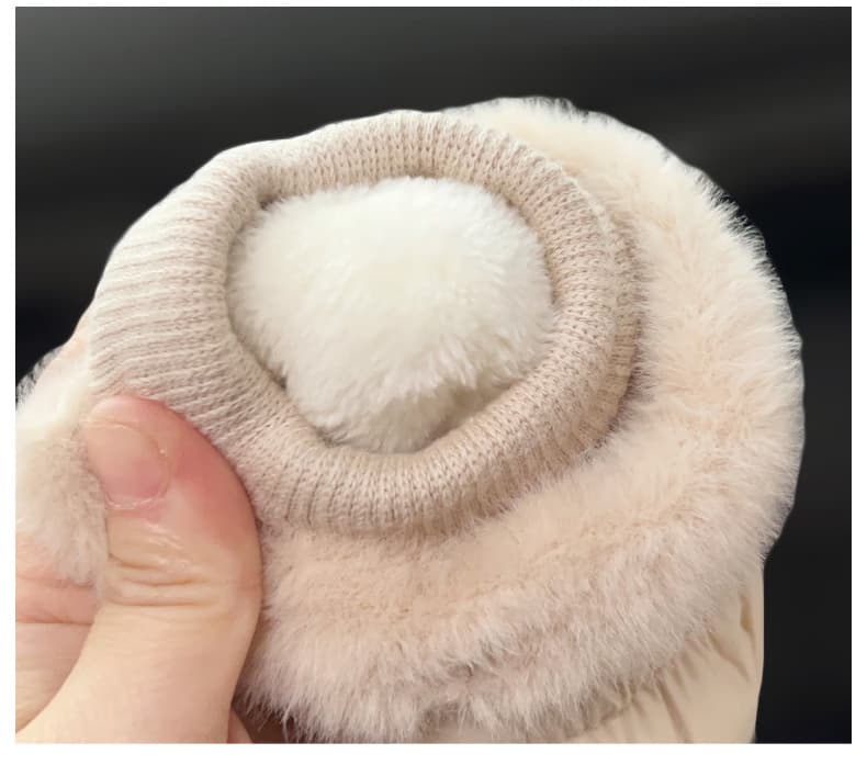 ファーストシューズもこもこふわふわ赤ちゃんルームブーツ