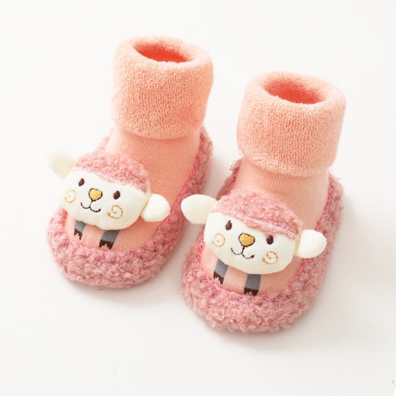 ファーストシューズふわふわ小動物の赤ちゃんルームシューズ